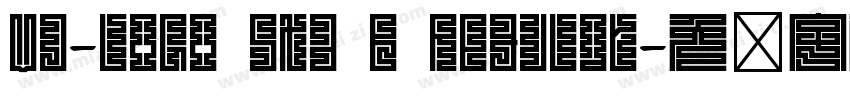 VD-LOGO Std B Regular字体转换